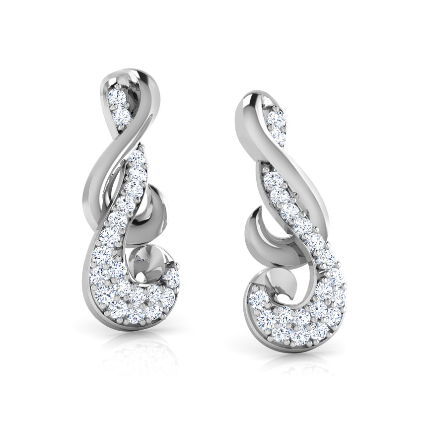 Entwined Diamond Stud Earrings Entwined Diamond Stud Earrings