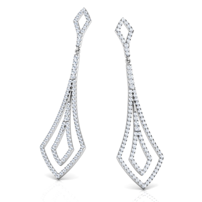 Maya Diamond Sway Drop Earrings