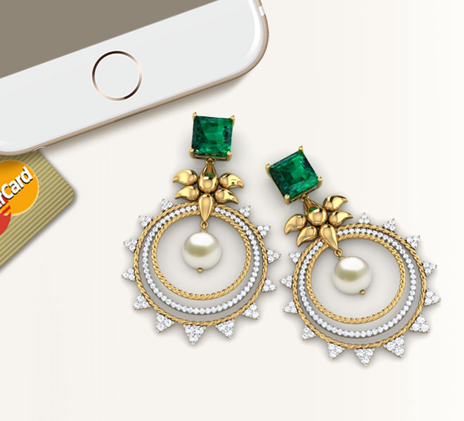 Elara Lotus Chand Bali