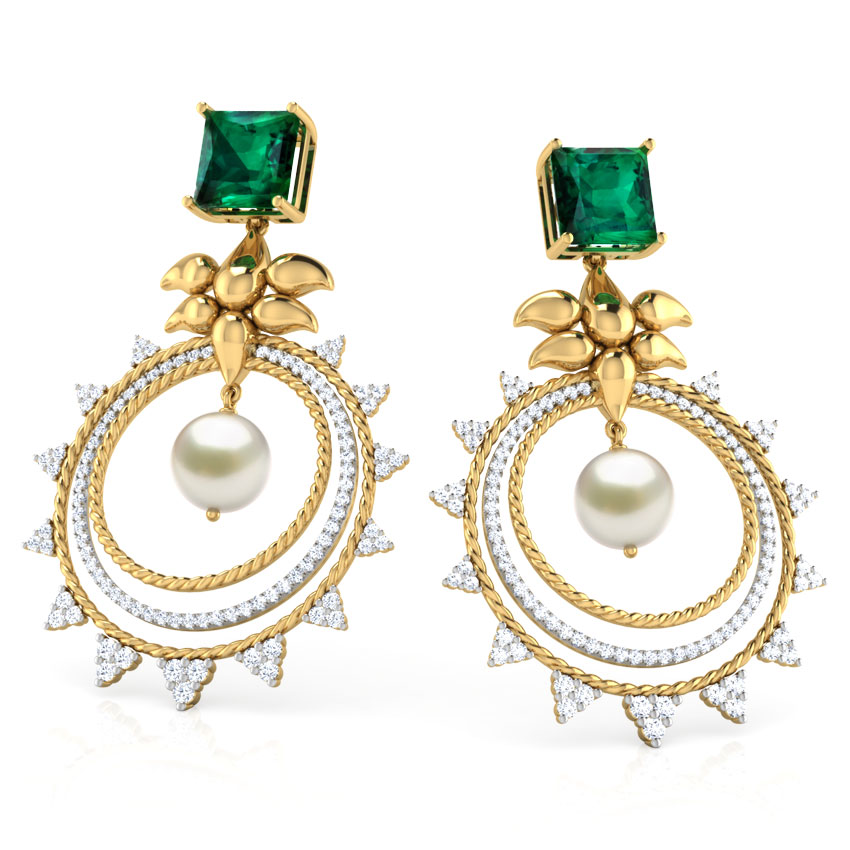 Elara Lotus Chand Bali