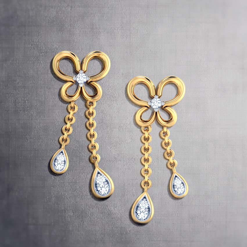 Butterfly Dew Kids' Diamond Earrings Butterfly Dew Kids' Diamond Earrings