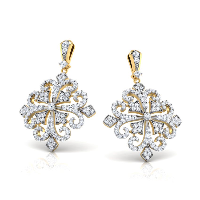 Nova Victorian Diamond Drop Earrings