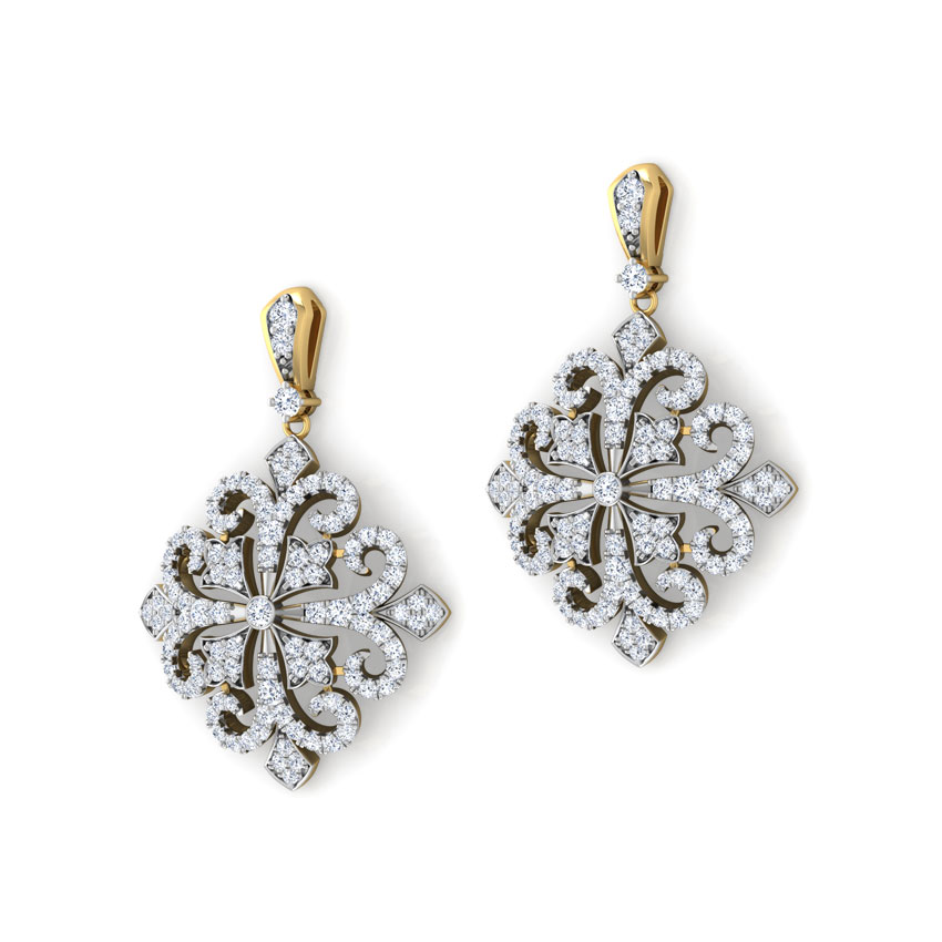 Nova Victorian Diamond Drop Earrings