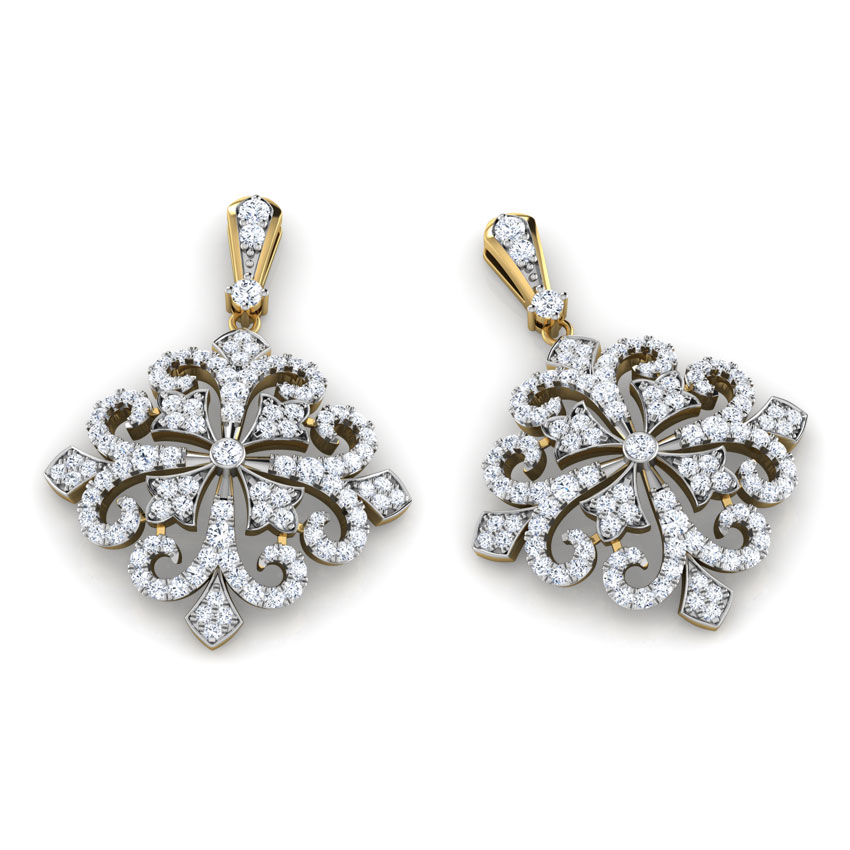Nova Victorian Diamond Drop Earrings