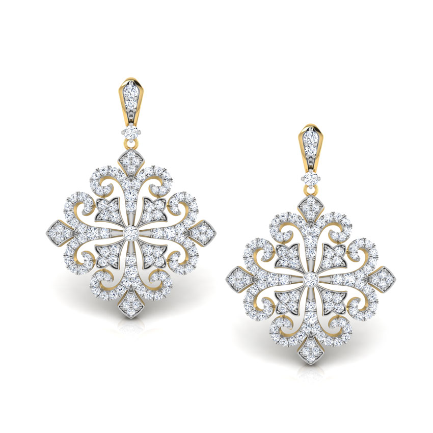 Nova Victorian Diamond Drop Earrings