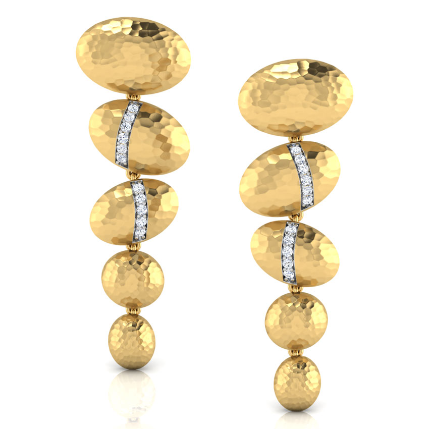 Marisa Hammered Drop Earrings