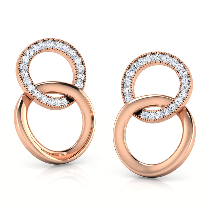 Cirilla Looped Stud Earrings