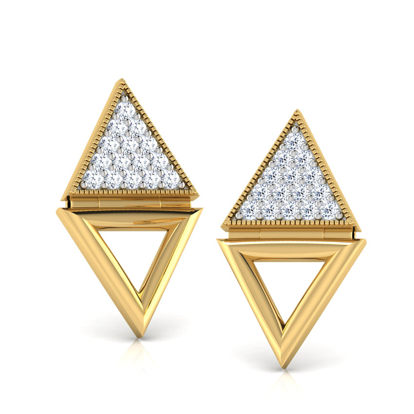 Debora Pyramid Stud Earrings