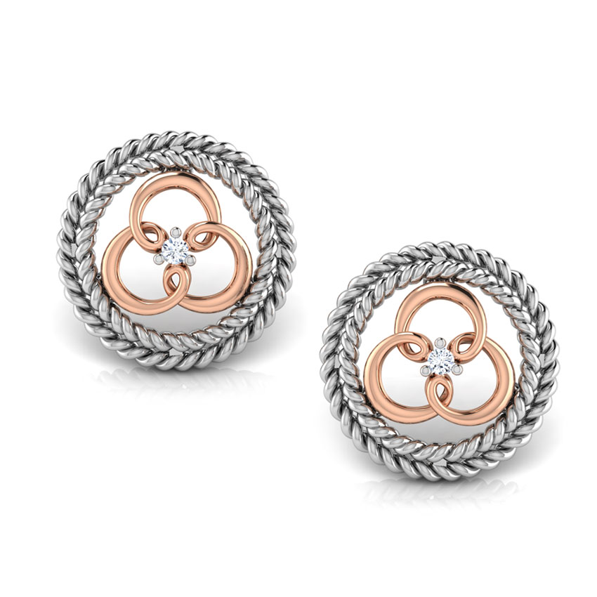 Kally Braided Stud Earrings