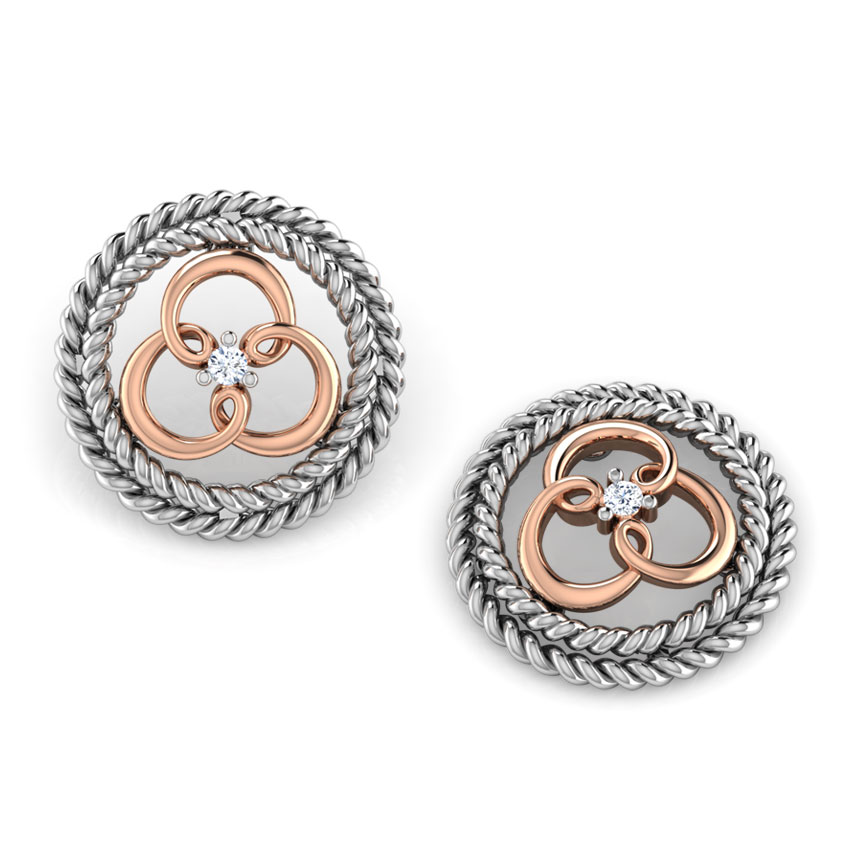 Kally Braided Stud Earrings