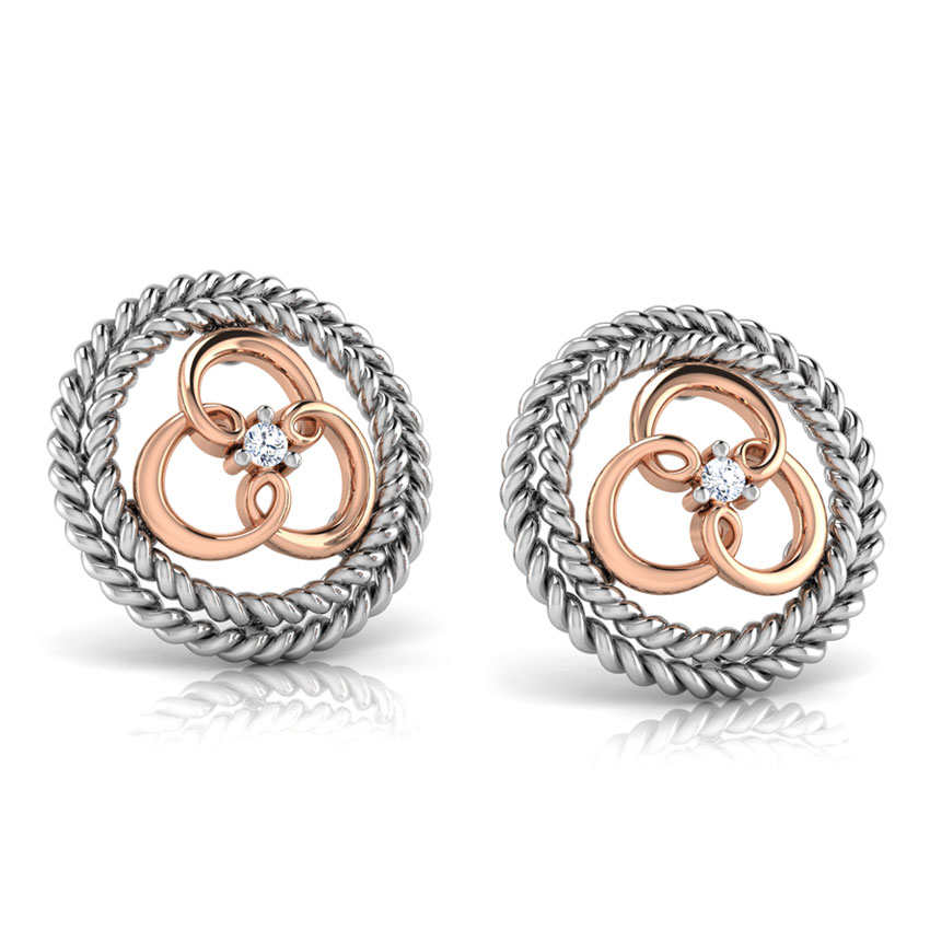 Kally Braided Stud Earrings
