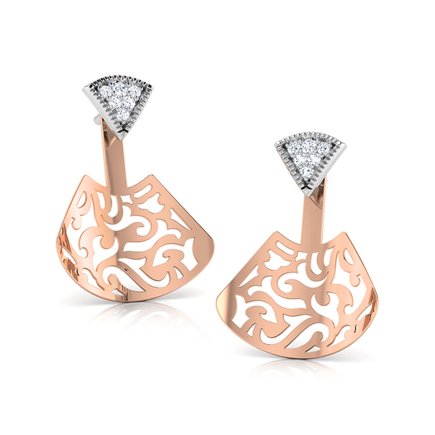 Scarlett Dainty Diamond Ear Jackets Scarlett Dainty Diamond Ear Jackets