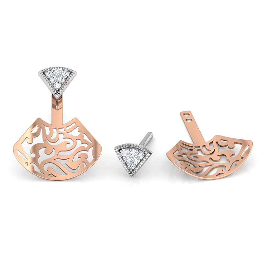 Scarlett Dainty Diamond Ear Jackets Scarlett Dainty Diamond Ear Jackets