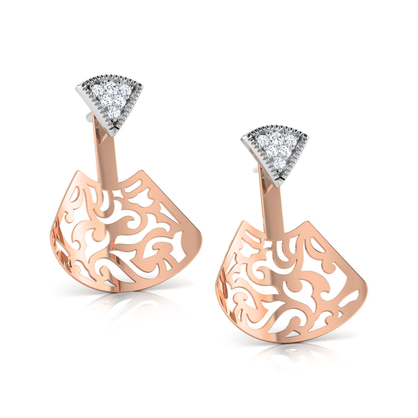 Scarlett Dainty Diamond Ear Jackets Scarlett Dainty Diamond Ear Jackets