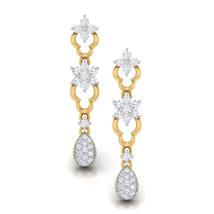 Curved Drop Earrings