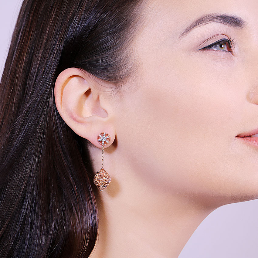 Kaleido Filigree Multi-Style Jhumkas