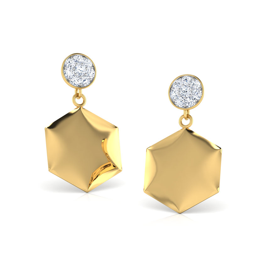 Jacee Stamped Stud Earrings