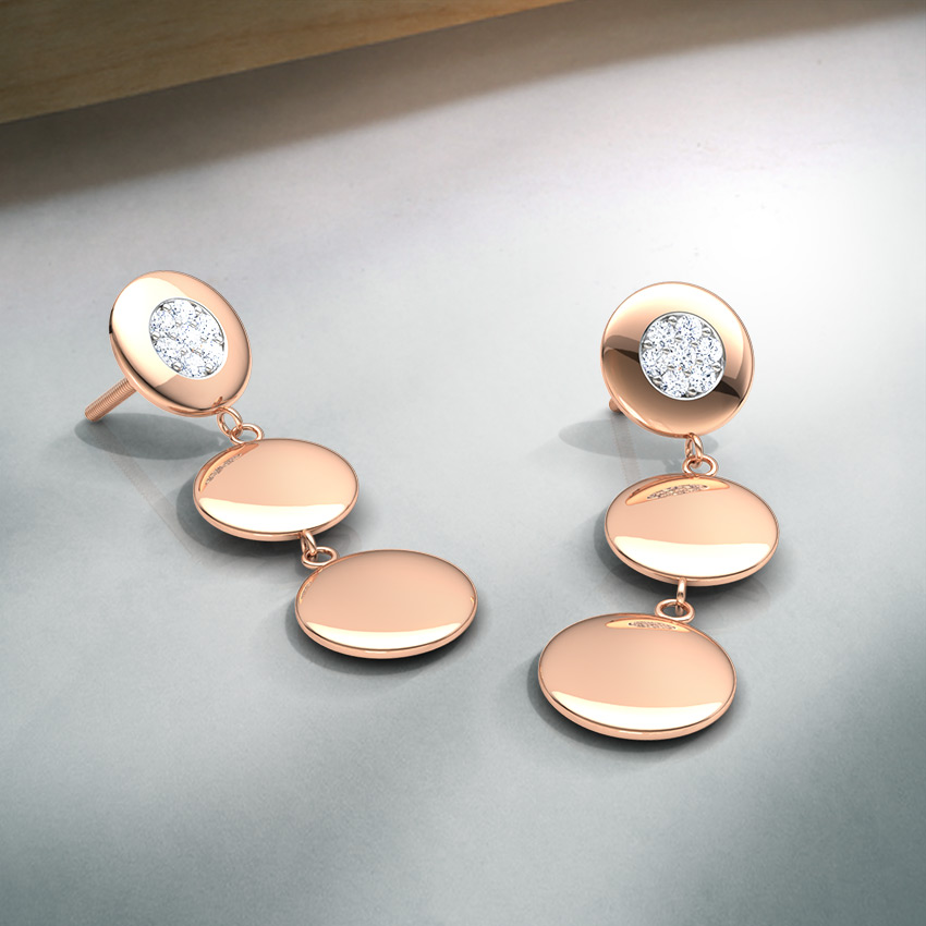 Janie Stamped Drop Earrings