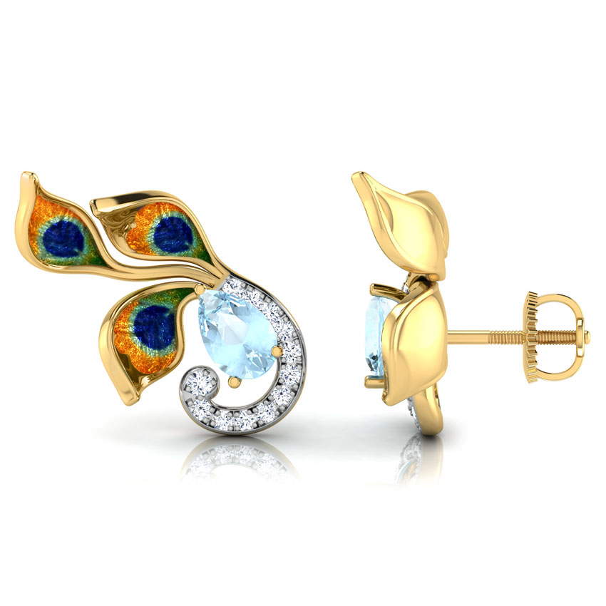 Princess Peacock Gemstone Ear Cuffs Princess Peacock Gemstone Ear Cuffs