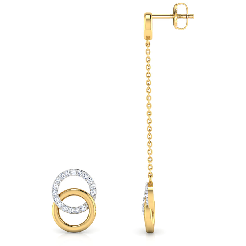 O & O Mismatched Diamond Mismatched Earrings