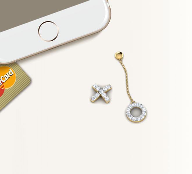 X & O Diamond Drop Earrings X & O Diamond Drop Earrings