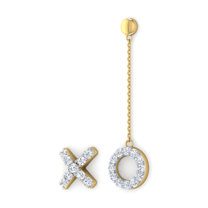 X & O Diamond Drop Earrings X & O Diamond Drop Earrings