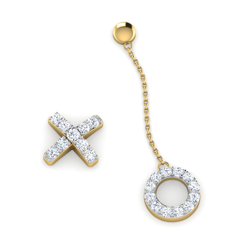 X & O Diamond Drop Earrings X & O Diamond Drop Earrings