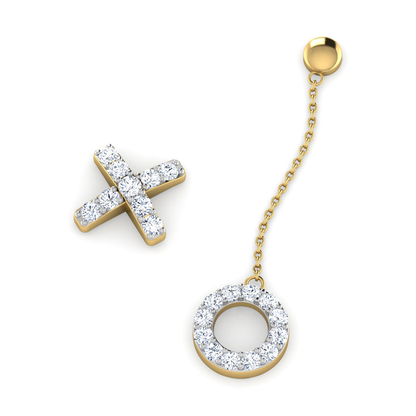 X & O Diamond Drop Earrings X & O Diamond Drop Earrings