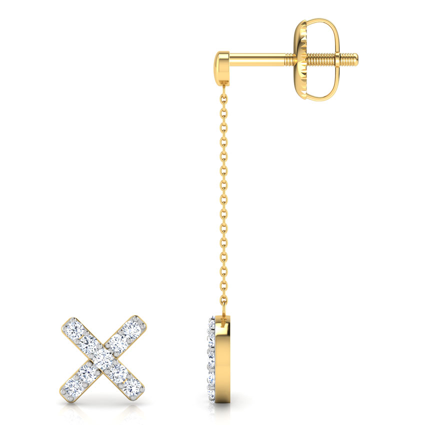 X & O Diamond Drop Earrings X & O Diamond Drop Earrings