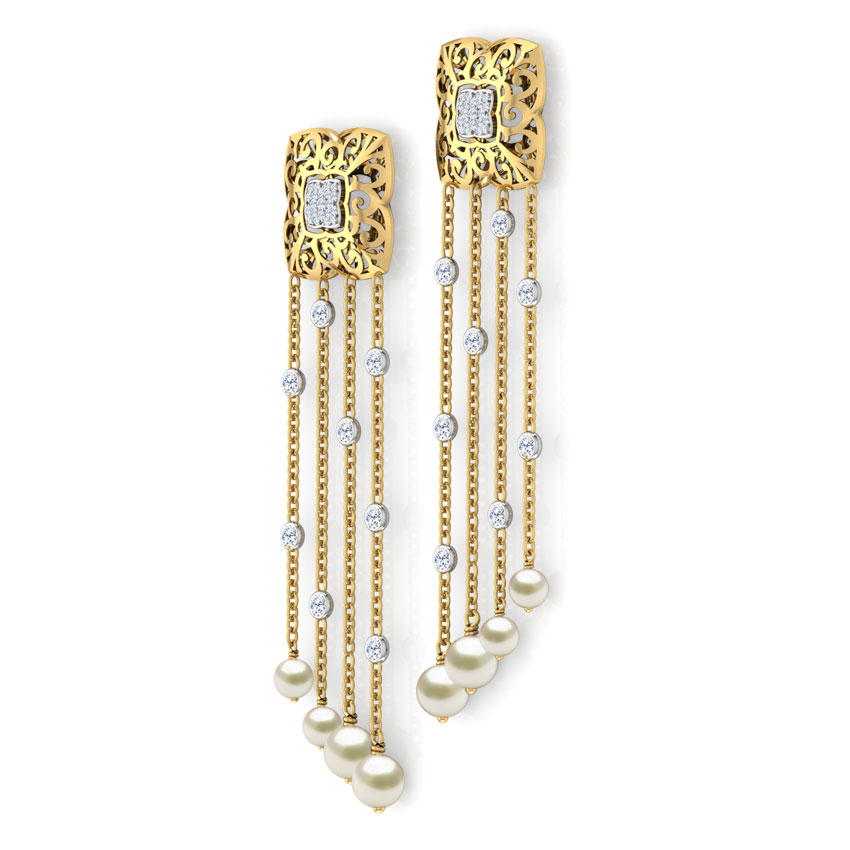 Kylie Layered Pearl Drop Earrings Kylie Layered Pearl Drop Earrings