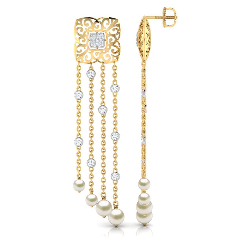 Kylie Layered Pearl Drop Earrings Kylie Layered Pearl Drop Earrings