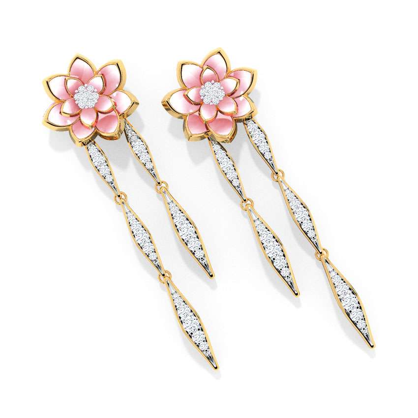 Lotus Dreams Drop Earrings