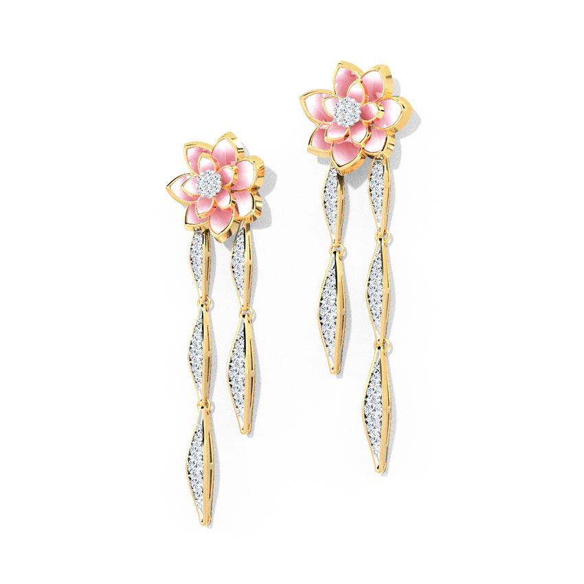 Lotus Dreams Drop Earrings