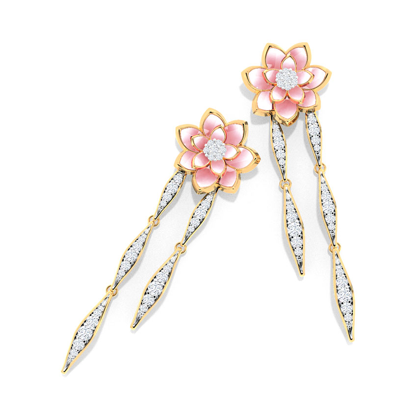 Lotus Dreams Drop Earrings