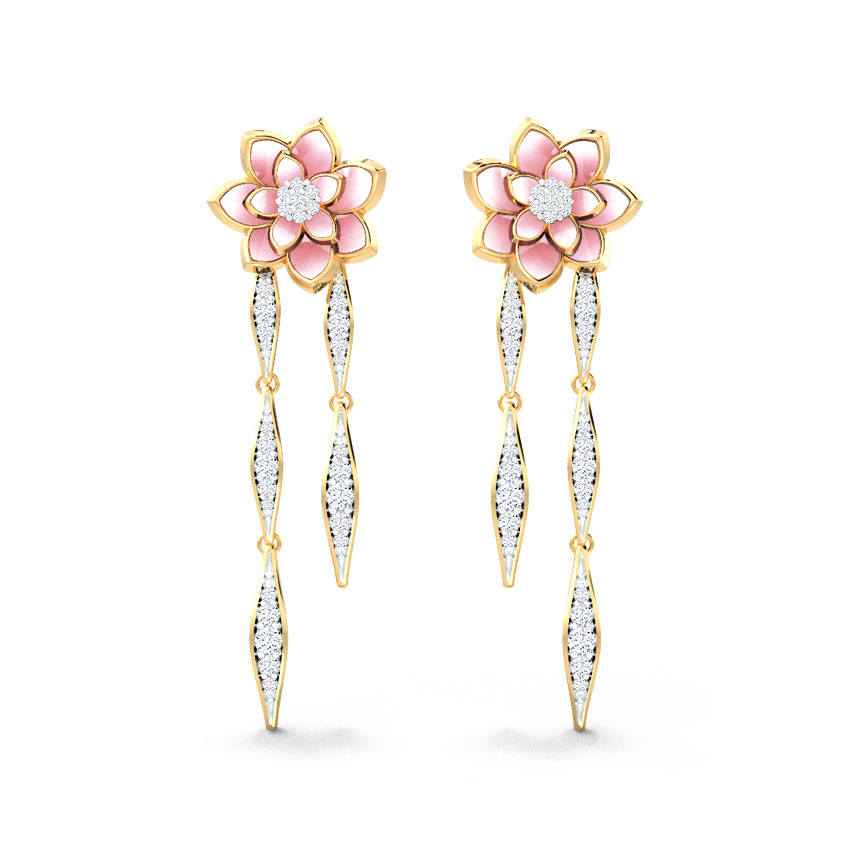 Lotus Dreams Drop Earrings