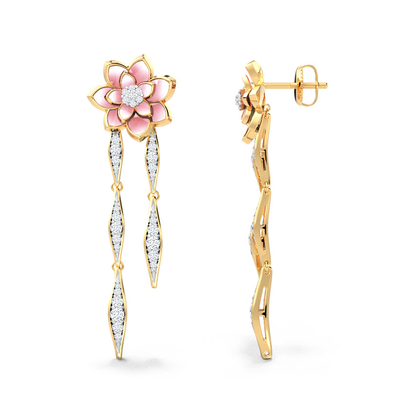 Lotus Dreams Drop Earrings