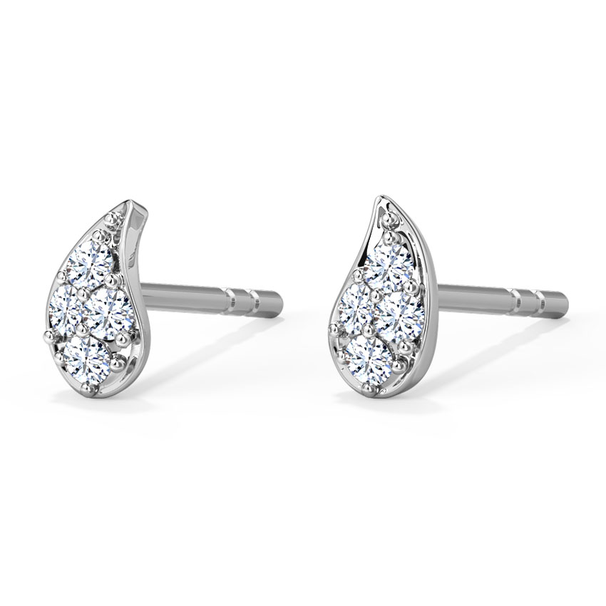 Frond Stud Earrings
