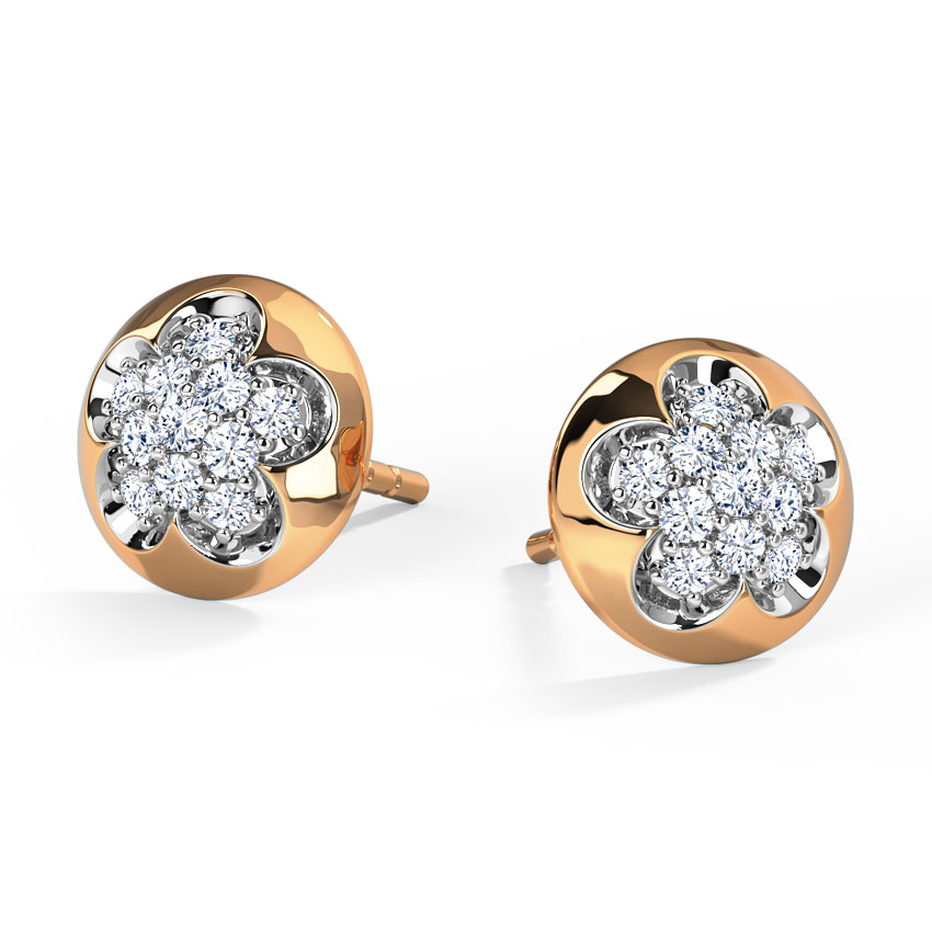 Floret Cluster Stud Earrings Floret Cluster Stud Earrings