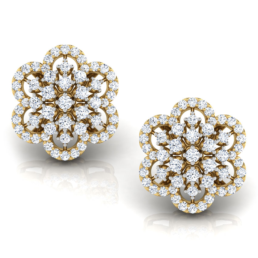 Gracelyn Flower Stud Earrings