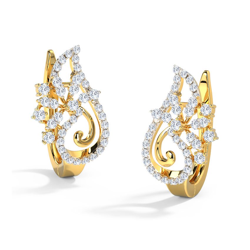 Ciara Paisley Hoop Earrings