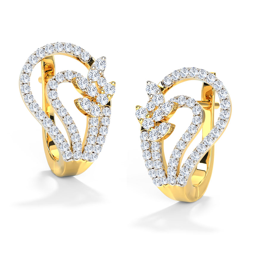 Briana Curve Hoop Earrings