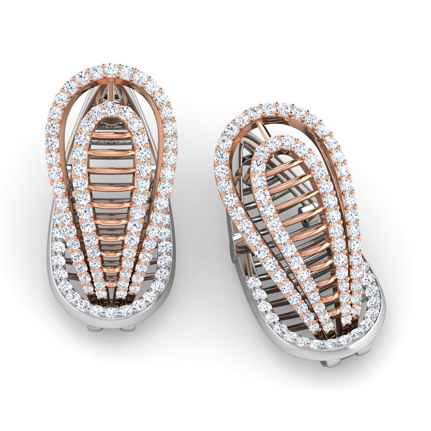 Victory Diamond Hoop Earrings Victory Diamond Hoop Earrings