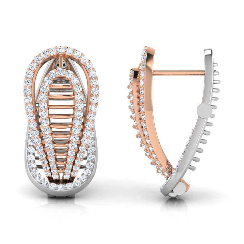 Victory Diamond Hoop Earrings Victory Diamond Hoop Earrings
