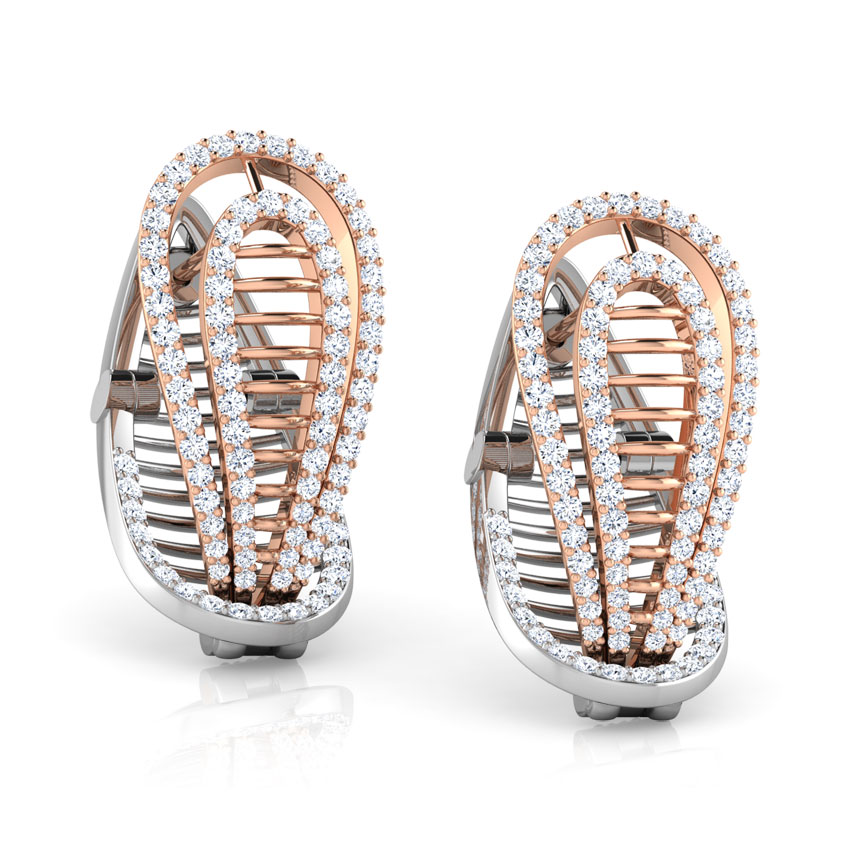Victory Diamond Hoop Earrings Victory Diamond Hoop Earrings
