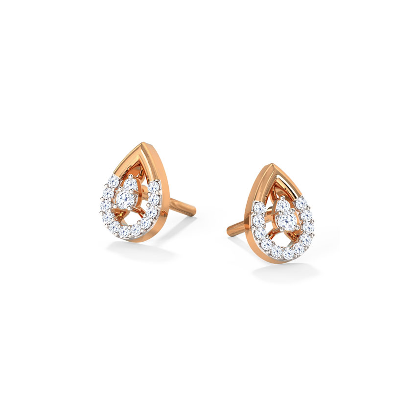 Drib Drop Diamond Stud Earrings Drib Drop Diamond Stud Earrings
