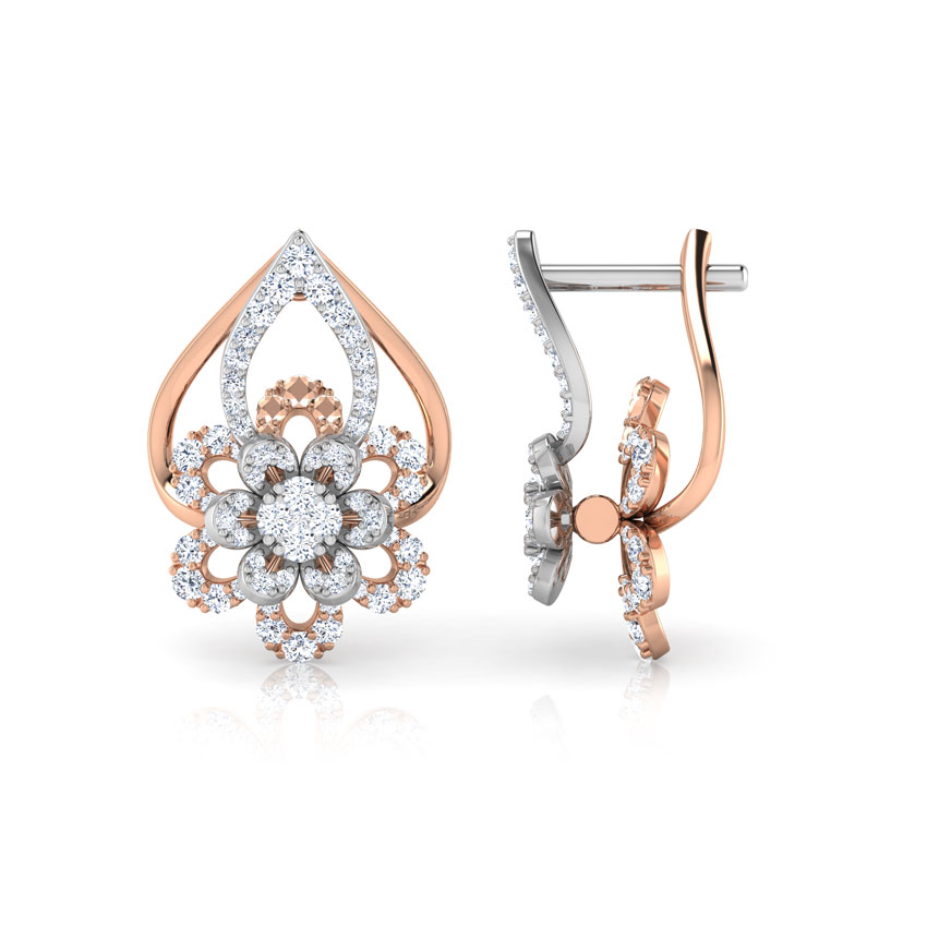 Krista Diamond Hoop Earrings