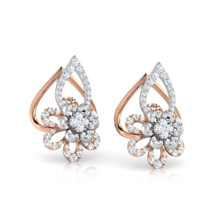 Krista Diamond Hoop Earrings