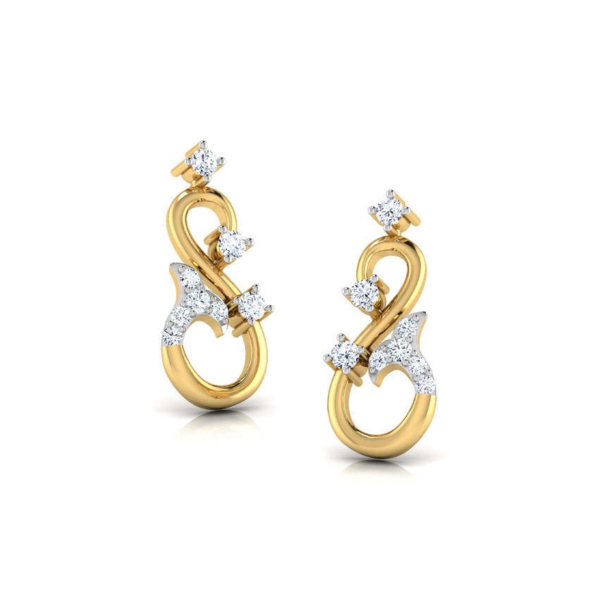 Cherisa Diamond Stud Earrings