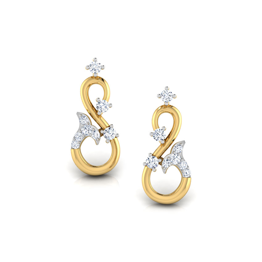 Cherisa Diamond Stud Earrings