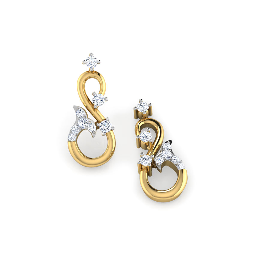Cherisa Diamond Stud Earrings